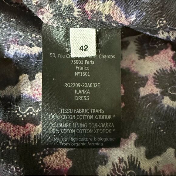 NWT Isabel Marant Étoile Ilanka Ruched Halter Ruffle Hem Dress Size 42 US 10 - Picture 9 of 9